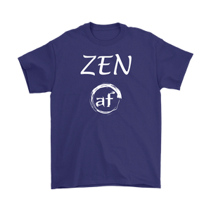"ZEN AF" Original Unisex Recovery-Themed Tshirt - Purple