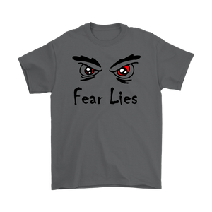 "Fear Lies" original design recovery-themed unisex t-shirt