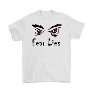 "Fear Lies" original design recovery-themed unisex t-shirt