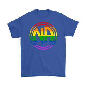 LGBTQ Narcotics Anonymous Pride T-Shirt - Blue