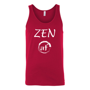 "ZEN AF" recovery-themed original design unisex tank top!