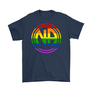 LGBTQ Narcotics Anonymous Pride T-Shirt - Navy