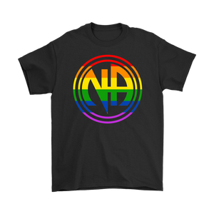 LGBTQ Narcotics Anonymous Pride T-Shirt - Black