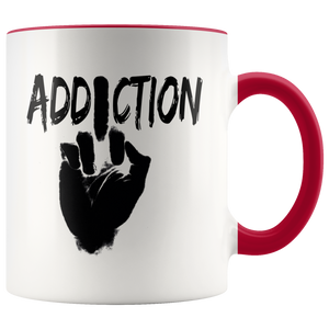 "F*** Addiction" Recovery Coffee Mug - Red