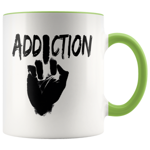"F*** Addiction" Recovery Coffee Mug - Green