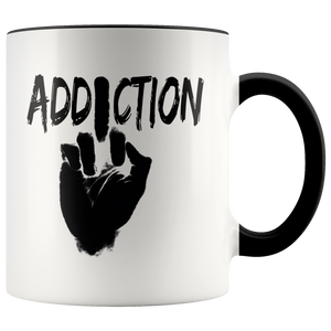 "F*** Addiction" Recovery Coffee Mug - Black