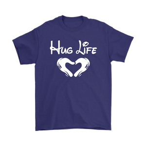 "Hug Life" Recovery-themed unisex t-shirt - Purple